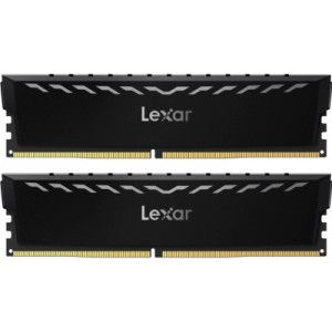 Модуль пам'яті для комп'ютера DDR4 16GB (2x8GB) 3600 MHz THOR Black Lexar (LD4U08G36C18LG-RGD)