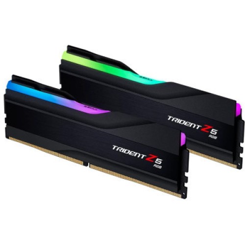 Модуль памяти для компьютера DDR5 32GB (2x16GB) 5200 MHz Trident Z5 RGB Black G.Skill (F5-5200J3636C16GX2-TZ5RK)