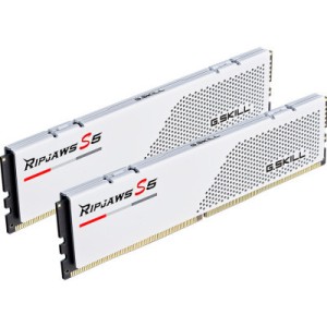 Модуль памяти для компьютера DDR5 32GB (2x16GB) 5600 MHz Ripjaws S5 White G.Skill (F5-5600J4040C16GX2-RS5W)