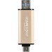 USB флеш накопитель Transcend 512GB JetFlash 930C Gold-Black USB 3.2/Type-C (TS512GJF930C)