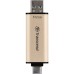 USB флеш накопитель Transcend 512GB JetFlash 930C Gold-Black USB 3.2/Type-C (TS512GJF930C)