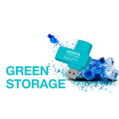 USB флеш накопитель ADATA 256GB UC310 Eco Green USB 3.2 (UC310E-256G-RGN)