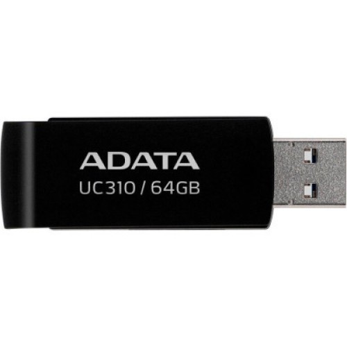 USB флеш накопитель ADATA 64GB UC310 Black USB 3.0 (UC310-64G-RBK)