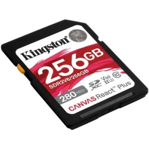 Карта пам'яті Kingston 256GB SDXC class 10 UHS-II U3 Canvas React Plus (SDR2V6/256GB)