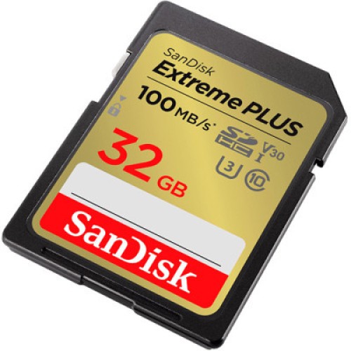 Карта памяти SanDisk 32GB SDXC class 10 Extreme PLUS (SDSDXWT-032G-GNCIN)