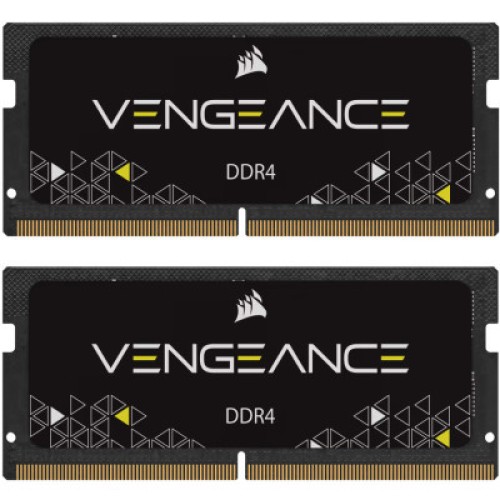 Модуль памяти для ноутбука SoDIMM DDR4 32GB (2x16GB) 3200 MHz Vengeance Corsair (CMSX32GX4M2A3200C22)