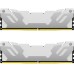 Модуль памяти для компьютера DDR5 32GB (2x16GB) 7600 MHz Renegade White XMP Kingston Fury (ex.HyperX) (KF576C38RWK2-32)