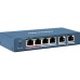Коммутатор сетевой Hikvision DS-3E0106P-E/M