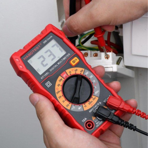 Цифровой мультиметр Habotest HT108L DC600V/10A, AC600V (HT108L)