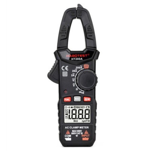 Токовые клещи Habotest AC600V/200A, DC600V (HT200A)