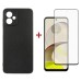 Чехол для мобильного телефона Dengos Kit for Motorola G14 case + glass (Black) (DG-KM-48)