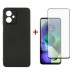 Чехол для мобильного телефона Dengos Kit for Motorola G54 case + glass (Black) (DG-KM-50)