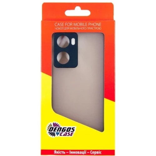 Чехол для мобильного телефона Dengos Kit for OPPO A57s case + glass (Black) (DG-KM-35)