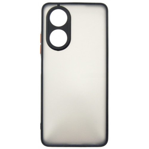 Чехол для мобильного телефона Dengos Kit for OPPO A58 4G case + glass (Black) (DG-KM-36)