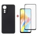 Чехол для мобильного телефона Dengos Kit for OPPO A78 4g case + glass (Black) (DG-KM-03)