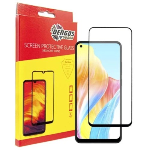 Чехол для мобильного телефона Dengos Kit for OPPO A78 4g case + glass (ice blue) (DG-KM-04)