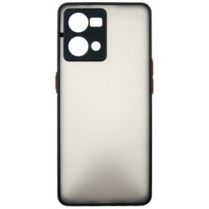 Чехол для мобильного телефона Dengos Kit for OPPO Reno 7 4g case + glass (Black) (DG-KM-32)