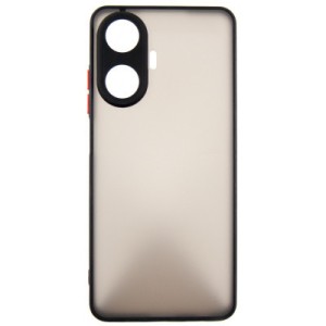 Чехол для мобильного телефона Dengos Kit for Realme C55 case + glass (Black) (DG-KM-34)