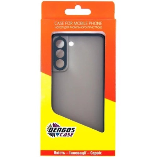 Чехол для мобильного телефона Dengos Kit for Samsung Galaxy S21 FE case + glass (Black) (DG-KM-27)