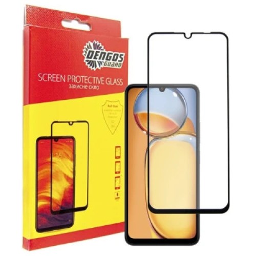 Чехол для мобильного телефона Dengos Kit for Xiaomi Redmi 13C case + glass (Mint) (DG-KM-63)