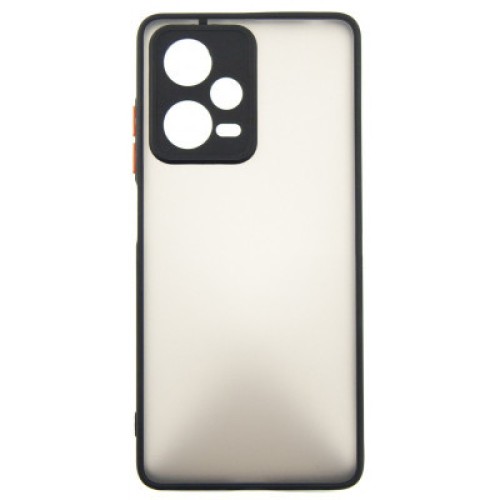 Чехол для мобильного телефона Dengos Kit for Xiaomi Redmi Note 12 Pro 5g case + glass (Black) (DG-KM-30)