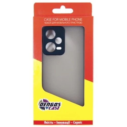Чехол для мобильного телефона Dengos Kit for Xiaomi Redmi Note 12 Pro 5g case + glass (Black) (DG-KM-30)