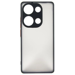 Чехол для мобильного телефона Dengos Kit for Xiaomi Redmi Note 13 Pro 4G case + glass (Black) (DG-KM-67)