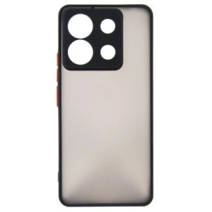 Чехол для мобильного телефона Dengos Kit for Xiaomi Redmi Note 13 Pro 5G case + glass (Black) (DG-KM-68)