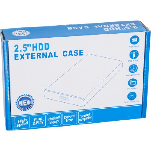 Карман внешний PowerPlant HDD 2.5" USB3.0, 6.5 cm (HC380015)