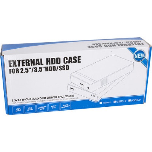 Карман внешний PowerPlant HDD 2.5/3.5" USB3.0 (HC380404)
