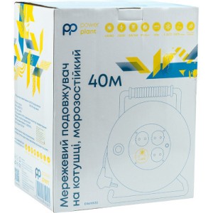 Мережевий подовжувач PowerPlant JY-20022/40, 40м (EX610532)