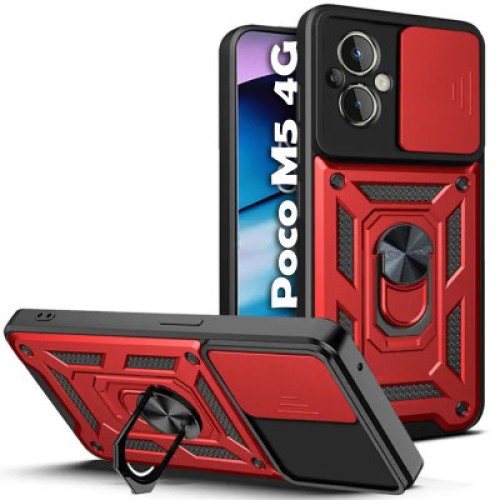 Чехол для мобильного телефона BeCover Military Poco M5 4G Red (710571)