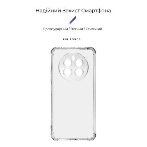 Чехол для мобильного телефона Armorstandart Air Force Realme 12+ Camera cover Transparent (ARM74756)