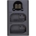 Зарядное устройство для фото PowerPlant Panasonic DL-BLK22 для двух аккумуляторов (CH980376)