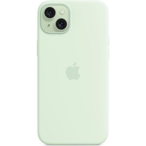 Чохол до мобільного телефона Apple iPhone 15 Plus Silicone Case with MagSafe - Soft Mint,Model A3124 (MWNG3ZM/A)