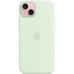 Чехол для мобильного телефона Apple iPhone 15 Plus Silicone Case with MagSafe - Soft Mint,Model A3124 (MWNG3ZM/A) Чехол для мобильного телефона Apple iPhone 15 Plus Silicone Case with MagSafe - Soft Mint,Model A3124 (MWNG3ZM/A)
