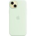 Чехол для мобильного телефона Apple iPhone 15 Plus Silicone Case with MagSafe - Soft Mint,Model A3124 (MWNG3ZM/A) Чехол для мобильного телефона Apple iPhone 15 Plus Silicone Case with MagSafe - Soft Mint,Model A3124 (MWNG3ZM/A)