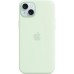 Чехол для мобильного телефона Apple iPhone 15 Plus Silicone Case with MagSafe - Soft Mint,Model A3124 (MWNG3ZM/A) Чехол для мобильного телефона Apple iPhone 15 Plus Silicone Case with MagSafe - Soft Mint,Model A3124 (MWNG3ZM/A)