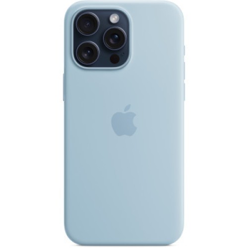 Чехол для мобильного телефона Apple iPhone 15 Pro Max Silicone Case with MagSafe - Light Blue,Model A3126 (MWNR3ZM/A) Чехол для мобильного телефона Apple iPhone 15 Pro Max Silicone Case with MagSafe - Light Blue,Model A3126 (MWNR3ZM/A)