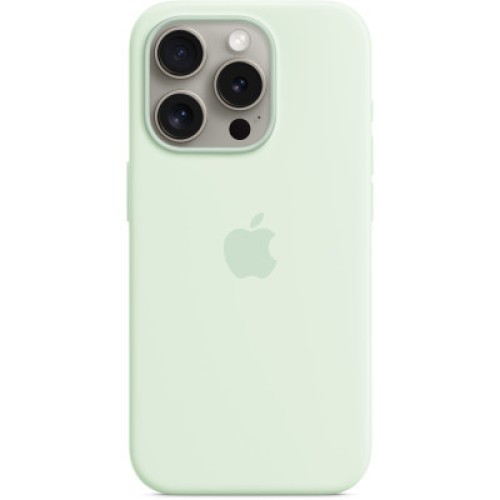 Чехол для мобильного телефона Apple iPhone 15 Pro Silicone Case with MagSafe - Soft Mint,Model A3125 (MWNL3ZM/A) Чехол для мобильного телефона Apple iPhone 15 Pro Silicone Case with MagSafe - Soft Mint,Model A3125 (MWNL3ZM/A)
