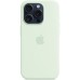 Чехол для мобильного телефона Apple iPhone 15 Pro Silicone Case with MagSafe - Soft Mint,Model A3125 (MWNL3ZM/A) Чехол для мобильного телефона Apple iPhone 15 Pro Silicone Case with MagSafe - Soft Mint,Model A3125 (MWNL3ZM/A)