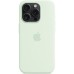 Чехол для мобильного телефона Apple iPhone 15 Pro Silicone Case with MagSafe - Soft Mint,Model A3125 (MWNL3ZM/A) Чехол для мобильного телефона Apple iPhone 15 Pro Silicone Case with MagSafe - Soft Mint,Model A3125 (MWNL3ZM/A)