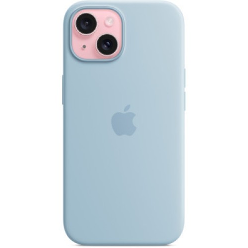 Чехол для мобильного телефона Apple iPhone 15 Silicone Case with MagSafe - Light Blue,Model A3123 (MWND3ZM/A) Чехол для мобильного телефона Apple iPhone 15 Silicone Case with MagSafe - Light Blue,Model A3123 (MWND3ZM/A)