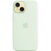 Чехол для мобильного телефона Apple iPhone 15 Silicone Case with MagSafe - Soft Mint,Model A3123 (MWNC3ZM/A) Чехол для мобильного телефона Apple iPhone 15 Silicone Case with MagSafe - Soft Mint,Model A3123 (MWNC3ZM/A)