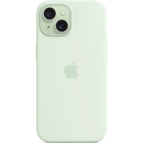 Чехол для мобильного телефона Apple iPhone 15 Silicone Case with MagSafe - Soft Mint,Model A3123 (MWNC3ZM/A) Чехол для мобильного телефона Apple iPhone 15 Silicone Case with MagSafe - Soft Mint,Model A3123 (MWNC3ZM/A)