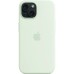 Чехол для мобильного телефона Apple iPhone 15 Silicone Case with MagSafe - Soft Mint,Model A3123 (MWNC3ZM/A) Чехол для мобильного телефона Apple iPhone 15 Silicone Case with MagSafe - Soft Mint,Model A3123 (MWNC3ZM/A)