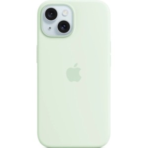 Чохол до мобільного телефона Apple iPhone 15 Silicone Case with MagSafe - Soft Mint,Model A3123 (MWNC3ZM/A)