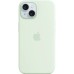Чехол для мобильного телефона Apple iPhone 15 Silicone Case with MagSafe - Soft Mint,Model A3123 (MWNC3ZM/A) Чехол для мобильного телефона Apple iPhone 15 Silicone Case with MagSafe - Soft Mint,Model A3123 (MWNC3ZM/A)