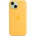 Чехол для мобильного телефона Apple iPhone 15 Silicone Case with MagSafe - Sunshine,Model A3123 (MWNA3ZM/A)