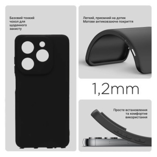 Чехол для мобильного телефона BeCover Infinix Hot 40 Pro (X6837) Black (711152)